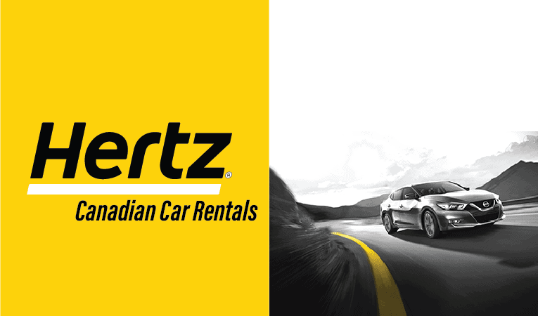 Hertz Rental Car Banner