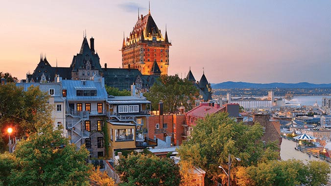 Old Quebec City view