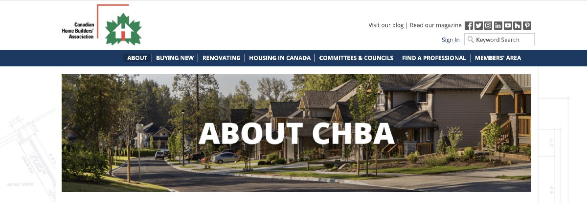 CHBA Website image