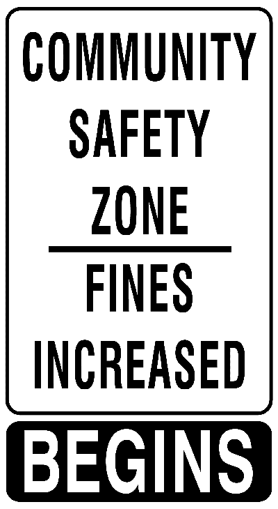 Safe Community Sign