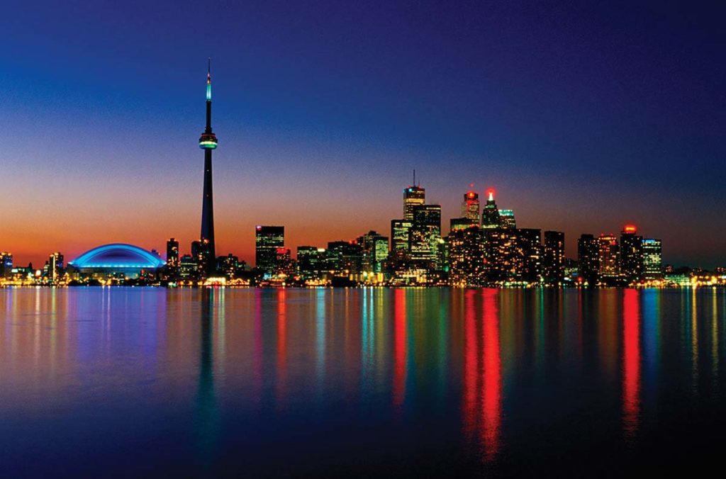 Toronto View at night Image