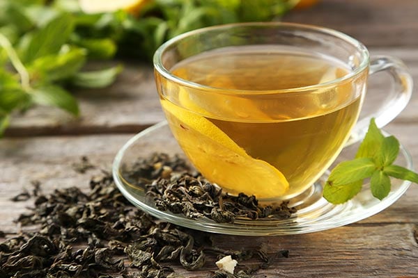 Green Tea - foods that prevent tooth decay