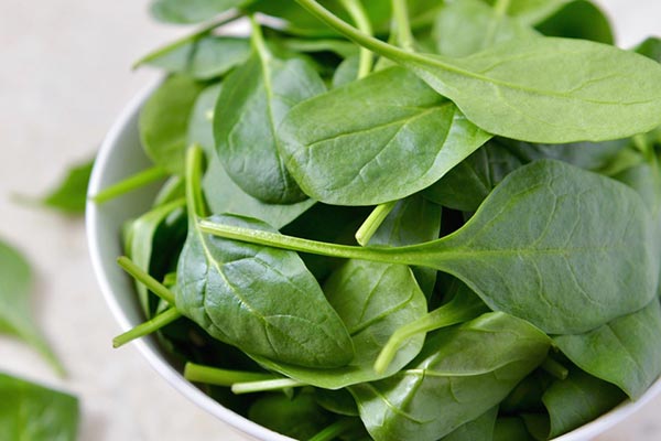 Spinach food for the stroke